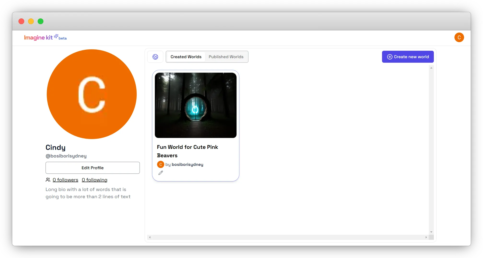 Imagine Kit landing page images